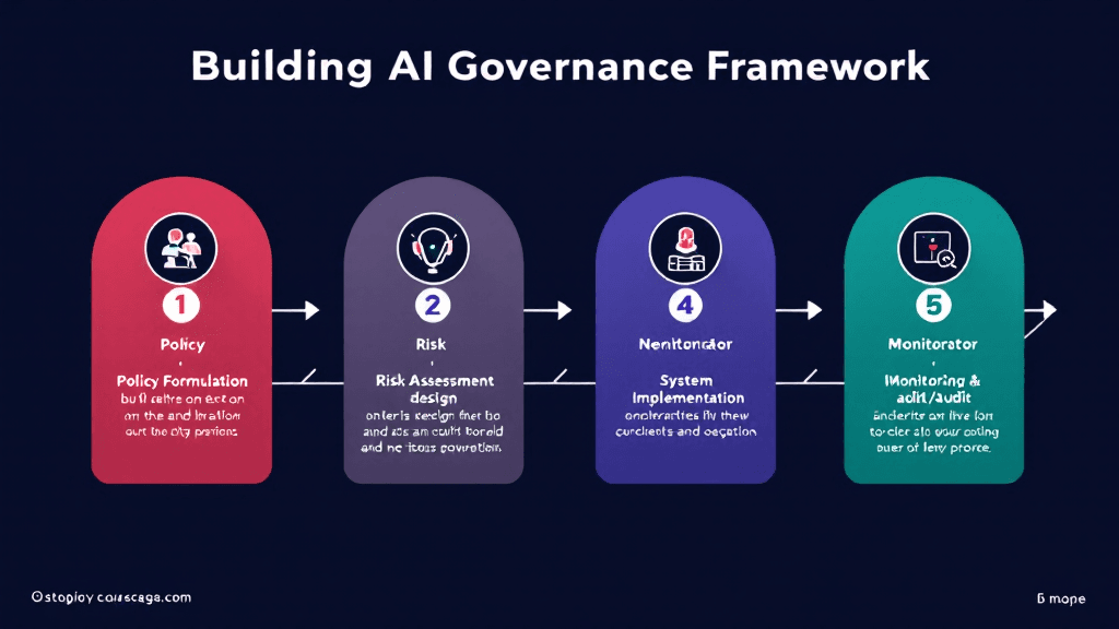 AIガバナンスフレームワーク構築の4ステップ