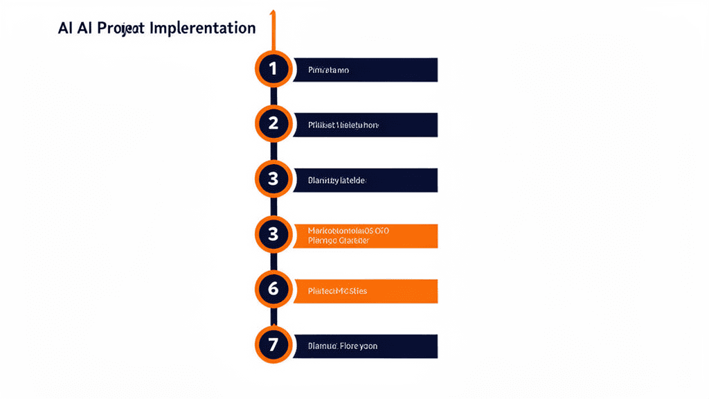 AI導入プロジェクトの7ステップ:課題定義からPoC、本番開発、運用監視までのタイムライン