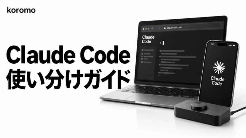 Claude Code Web版・スマホ完全ガイド|claude.ai/code・iOSアプリ・Remote Controlの使い分け