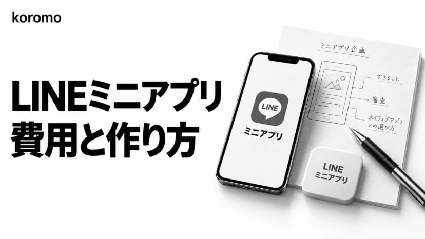 LINEミニアプリ開発の費用・料金と作り方|できること・審査・ネイティブアプリとの選び方