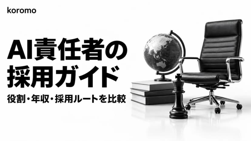 AI責任者(CAIO)の採用完全ガイド|JDテンプレ・年収相場・採用ルート6パターン比較【2026年版】
