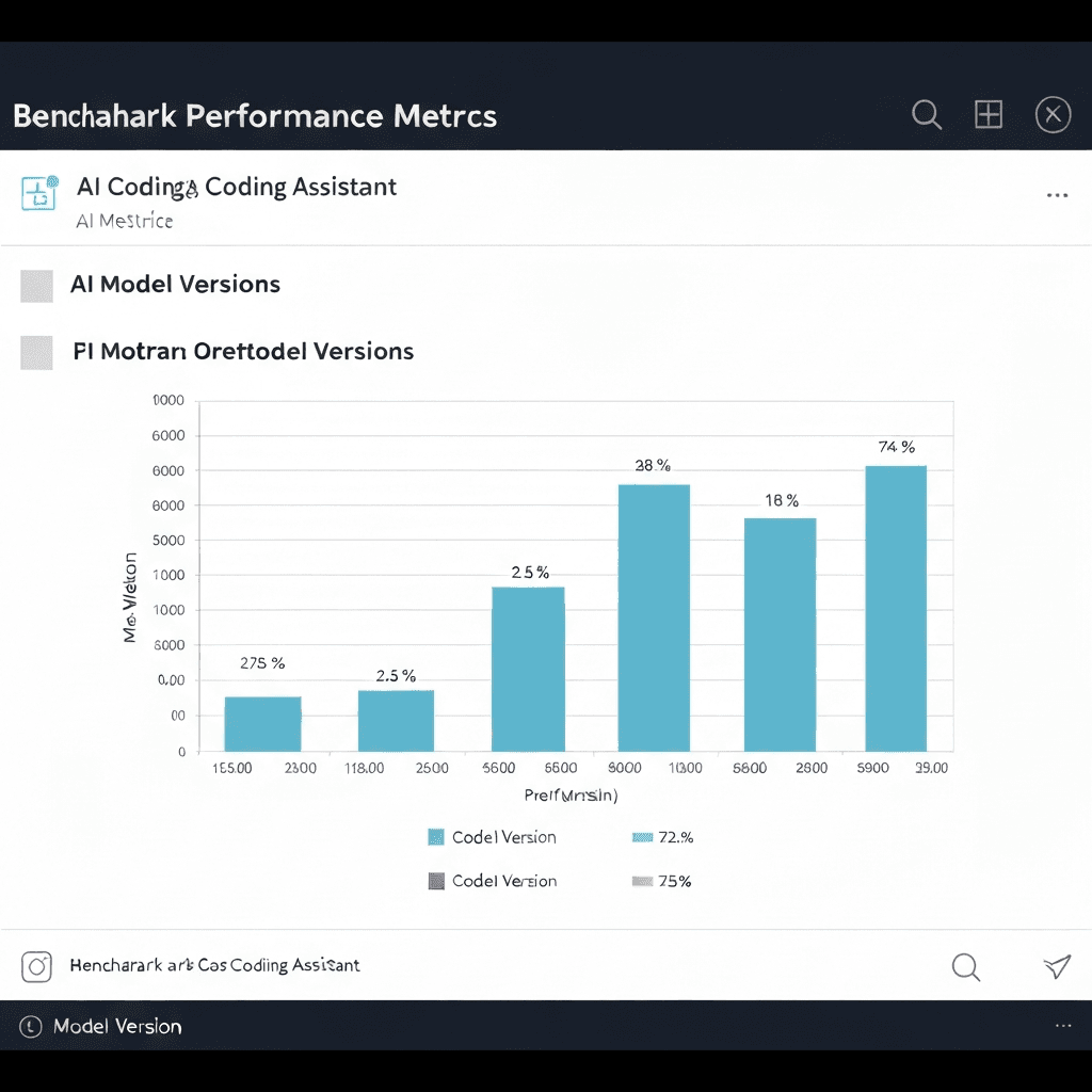 AIモデルのコーディングベンチマーク性能比較チャート