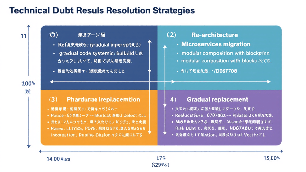 技術負債解消の4つの戦略比較