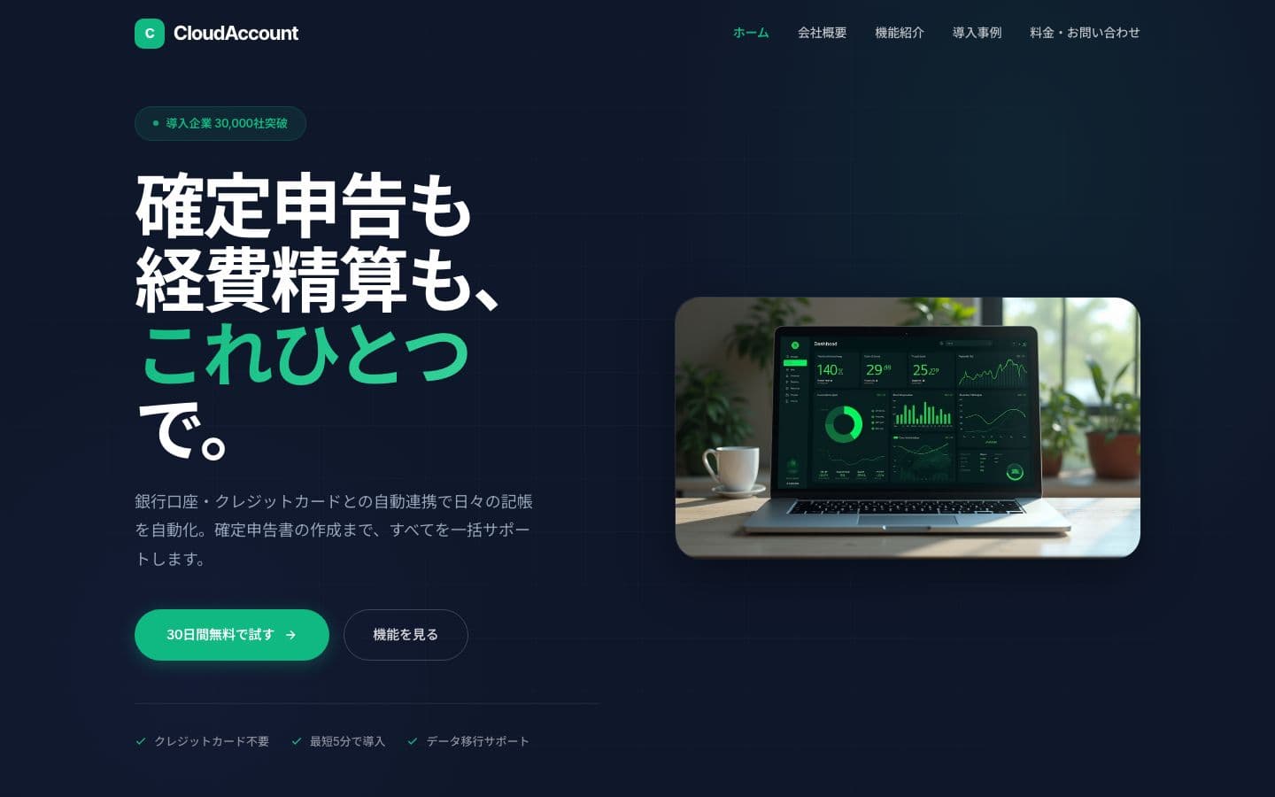 Cloud Accounting Software Corporate Website