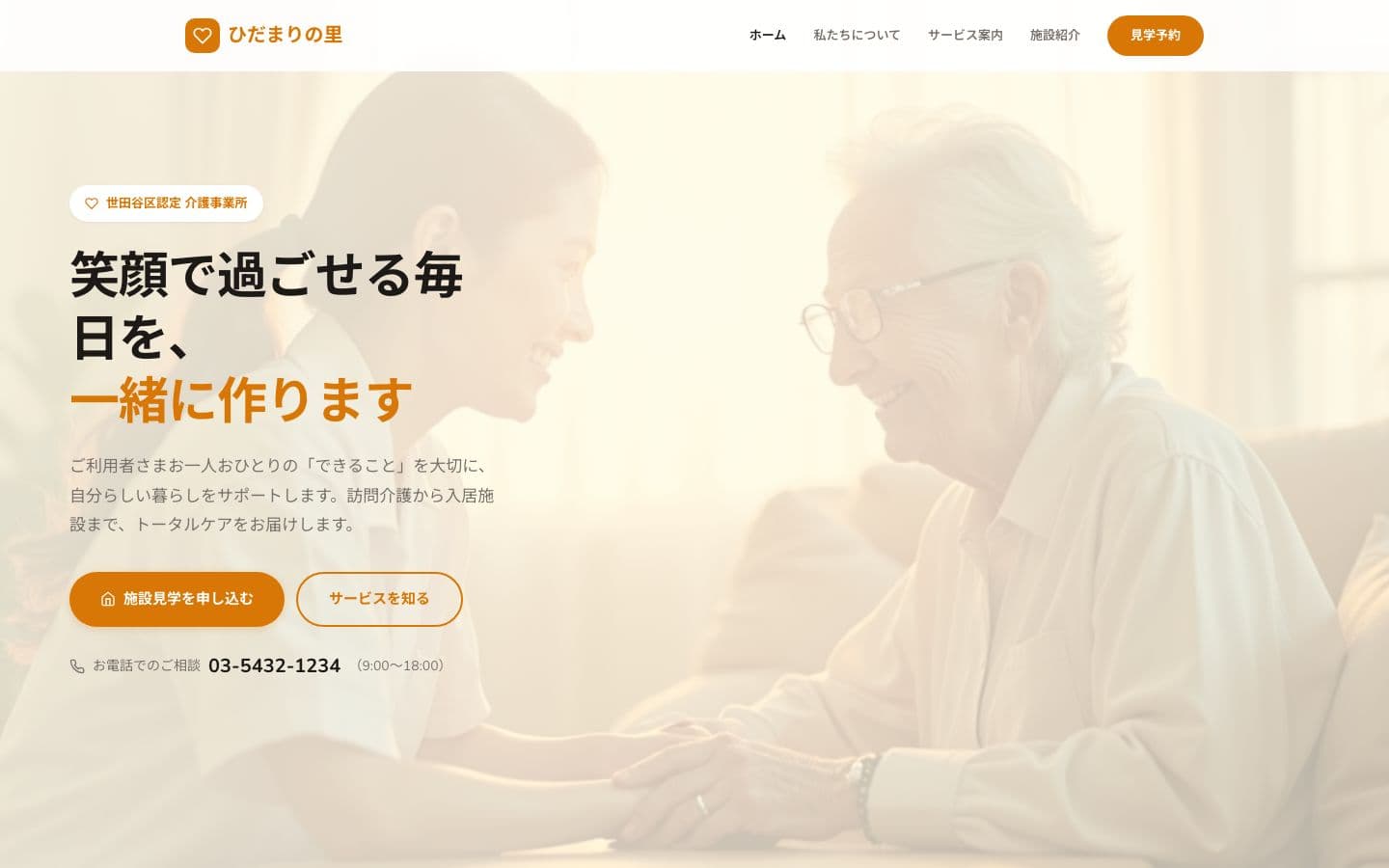 Elderly Care Service Website